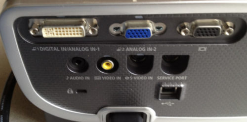 projector inputs