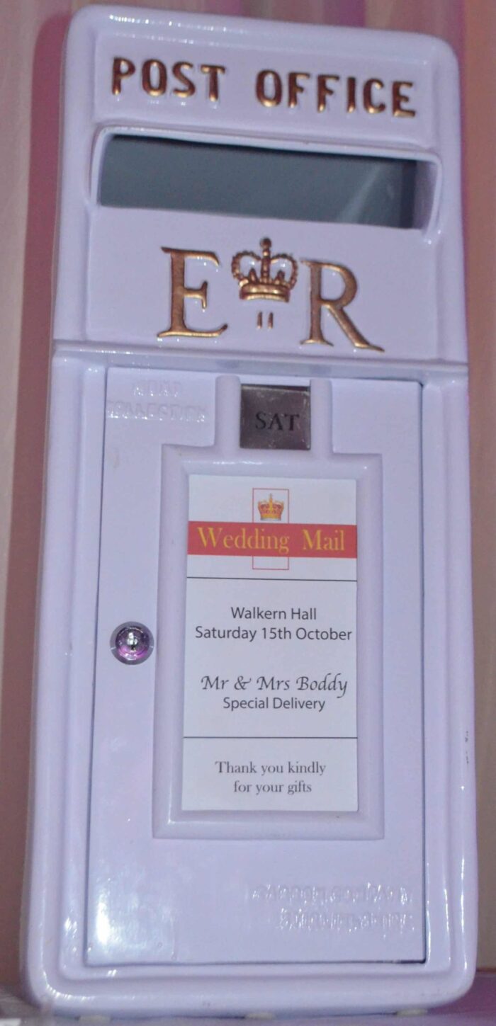 wedding postbox