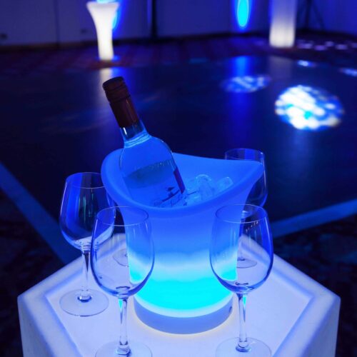 led ice bucket hire london