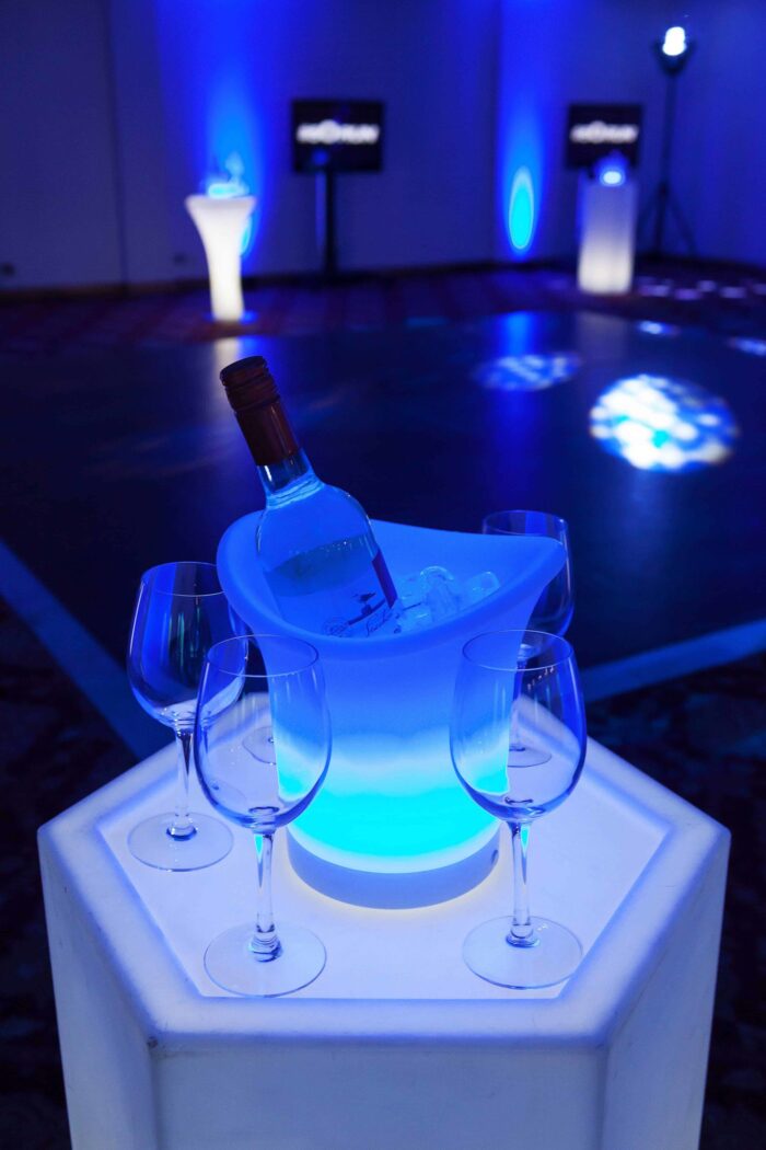 led ice bucket hire london