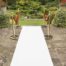 aisle runner white