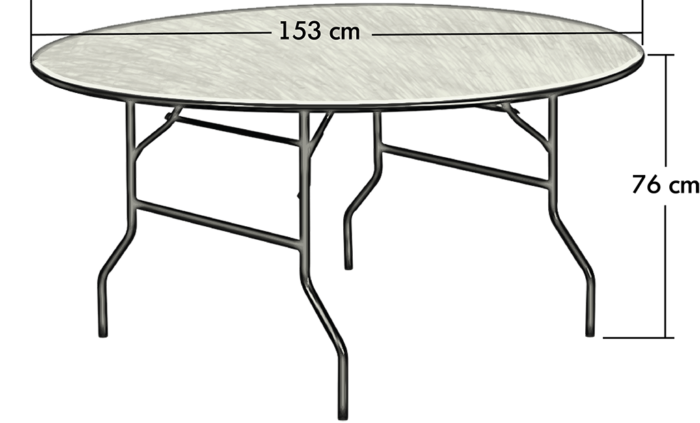 technical drawing 5ft round