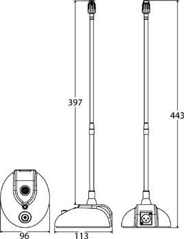 lectern mic hire