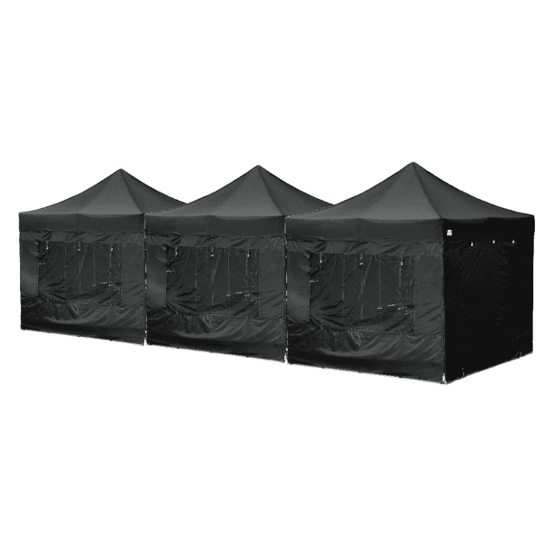 3m Black Gazebo Hire